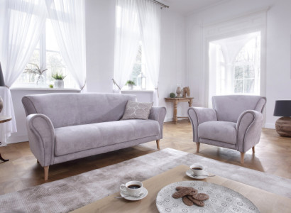 Sofa 3 Sitzer Sofas Couch Polster Garnitur Moderne Couchen Stoff Sitz